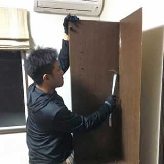 部屋から出ない、壁や天井に気をつけないといけない時は解体します！